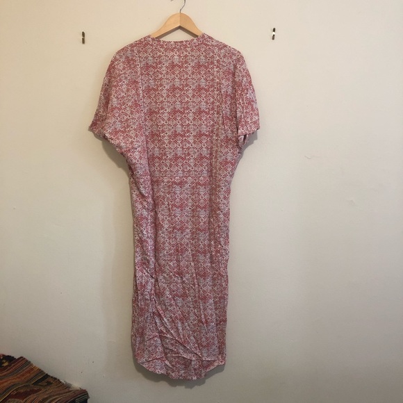 Lou & Grey Pink Patterned Summer Shirt Dress - Picture 5 of 8